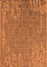 Oriental Orange Industrial Rug, urb2687org