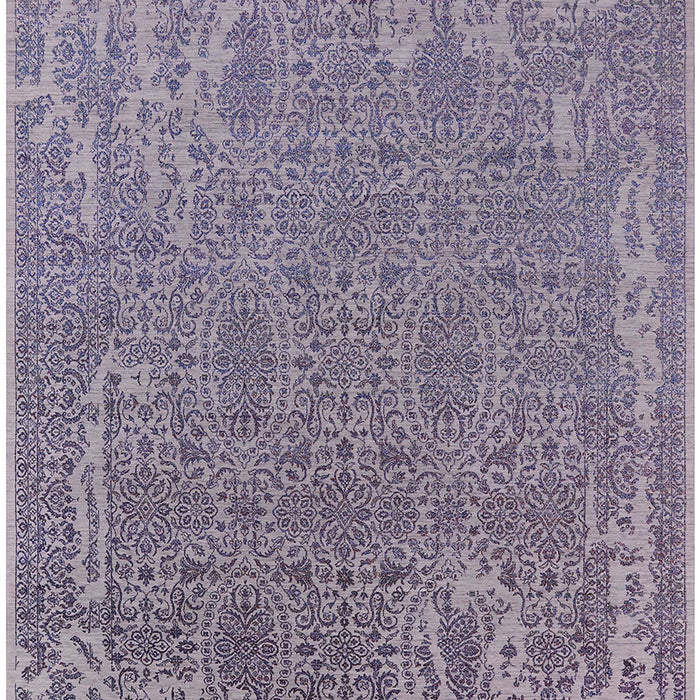 Mid-Century Modern Purple Oriental Rug, urb2687