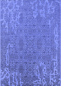 Oriental Blue Industrial Rug, urb2687blu