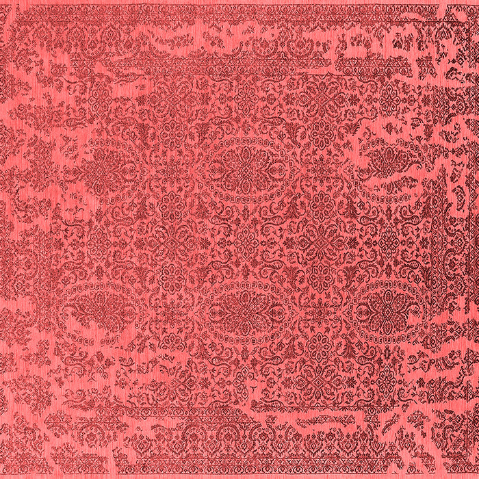 Machine Washable Oriental Red Industrial Rug, wshurb2687red