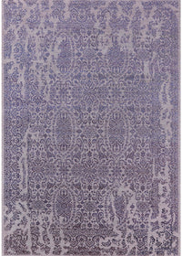 Machine Washable Industrial Modern Grape Purple Rug, wshurb2687