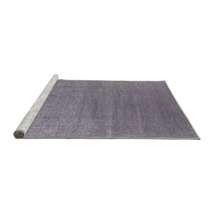 Sideview of Machine Washable Industrial Modern Dark Gray Rug, wshurb2688