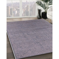 Mid-Century Modern Dark Gray Oriental Rug, urb2688