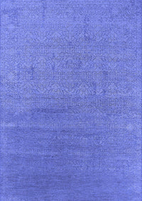 Oriental Blue Industrial Rug, urb2688blu