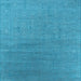 Square Oriental Light Blue Industrial Rug, urb2688lblu