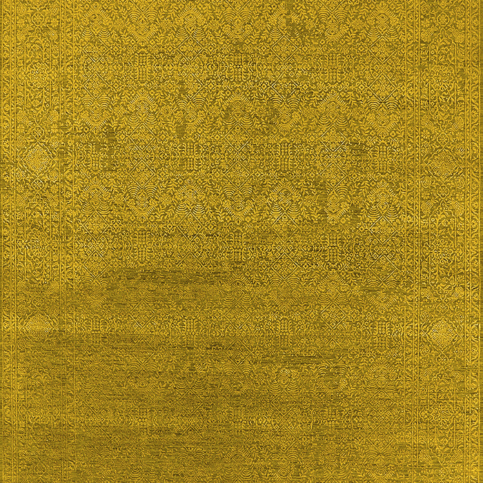 Oriental Yellow Industrial Rug, urb2688yw