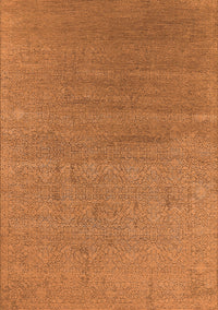 Oriental Orange Industrial Rug, urb2688org