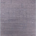 Square Mid-Century Modern Dark Gray Oriental Rug, urb2688