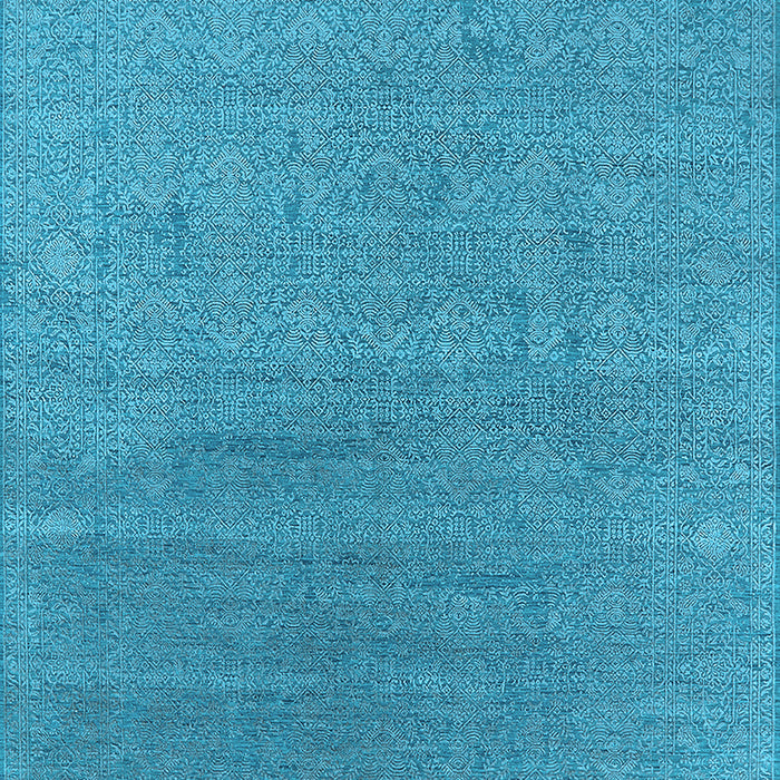 Oriental Light Blue Industrial Rug, urb2688lblu