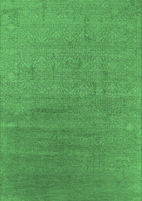 Oriental Emerald Green Industrial Rug, urb2688emgrn