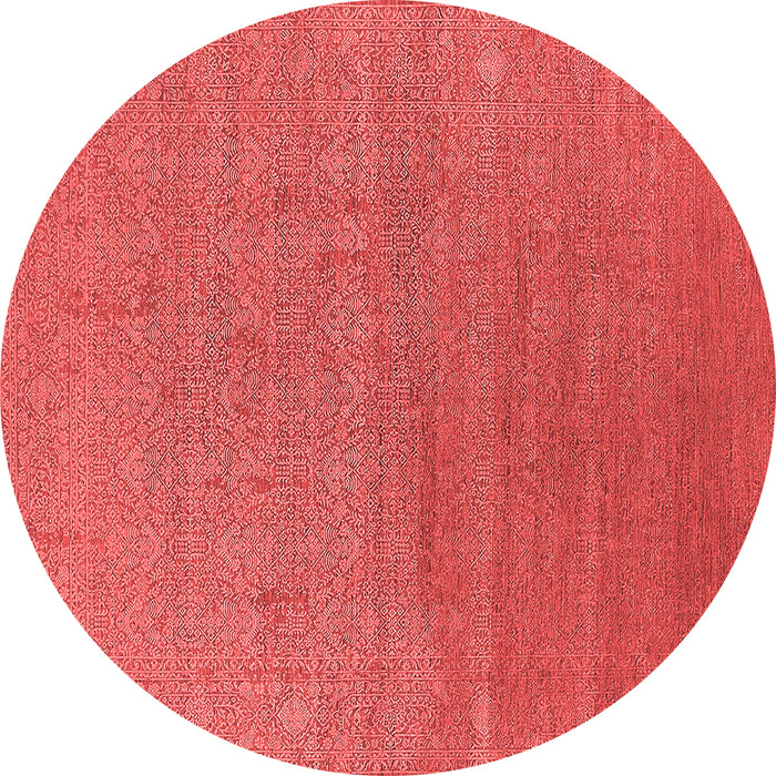 Machine Washable Oriental Red Industrial Rug, wshurb2688red