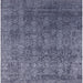 Square Machine Washable Industrial Modern Blue Rug, wshurb2689