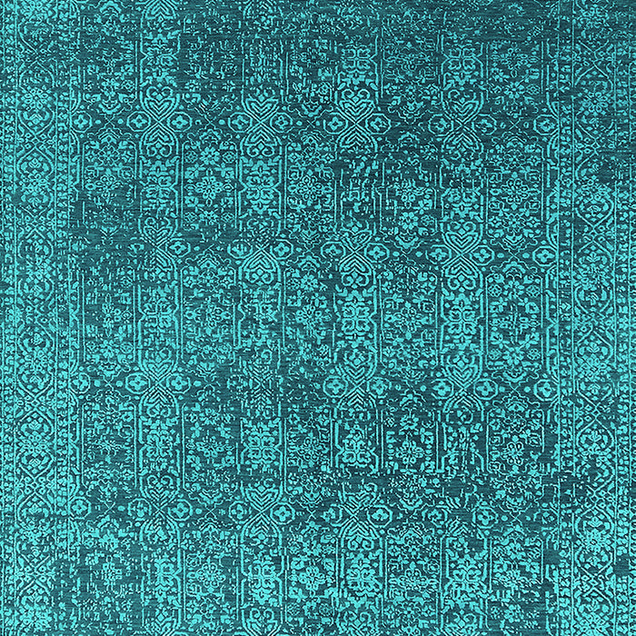 Oriental Turquoise Industrial Rug, urb2689turq
