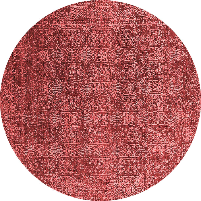 Machine Washable Oriental Red Industrial Rug, wshurb2689red