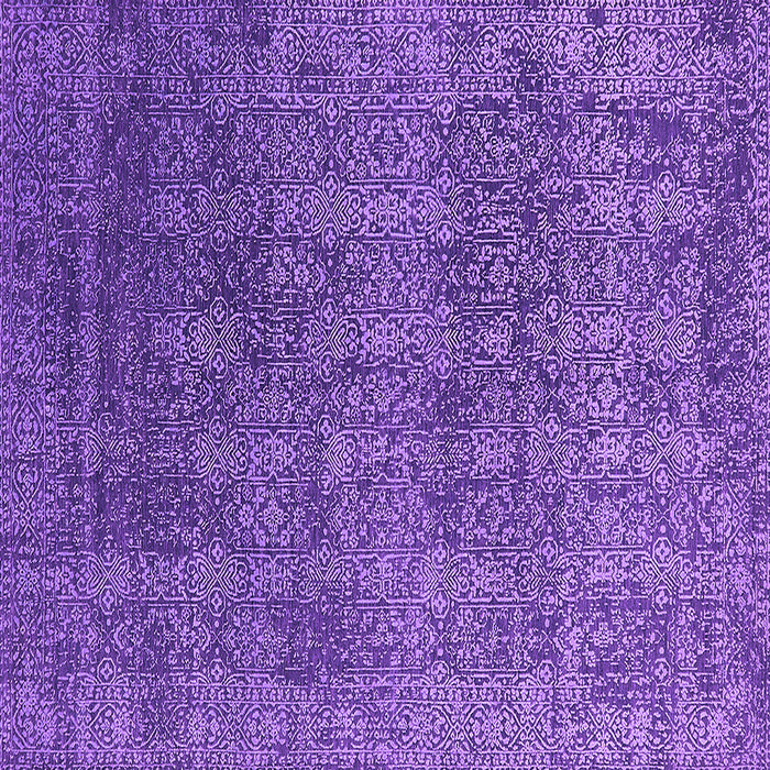 Square Machine Washable Oriental Purple Industrial Area Rugs, wshurb2689pur