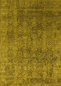 Oriental Yellow Industrial Rug, urb2689yw