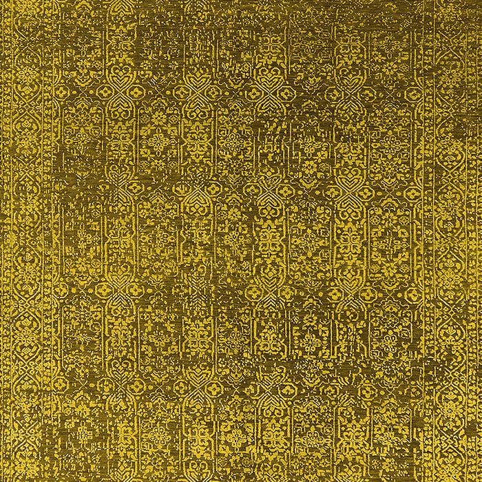Oriental Yellow Industrial Rug, urb2689yw