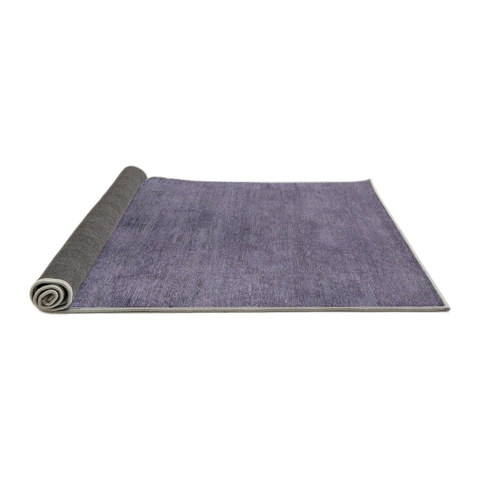 Sideview of Mid-Century Modern Purple Oriental Rug, urb2690