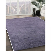 Mid-Century Modern Purple Oriental Rug, urb2690