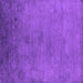 Square Oriental Purple Industrial Rug, urb2690pur