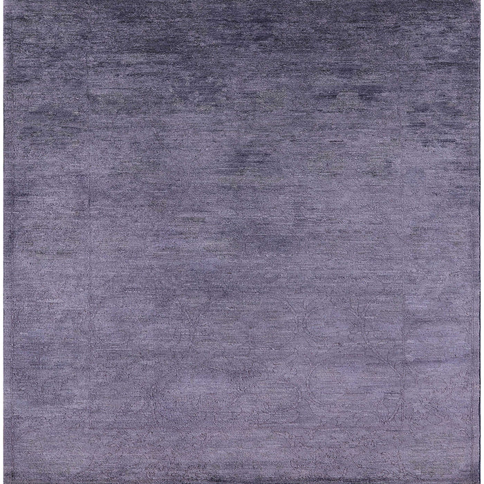 Square Machine Washable Industrial Modern Grape Purple Rug, wshurb2690