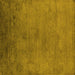 Square Oriental Yellow Industrial Rug, urb2690yw