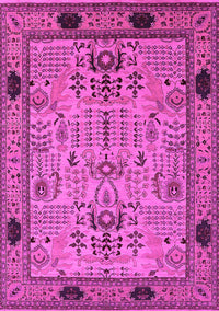 Oriental Pink Traditional Rug, urb2691pnk
