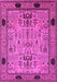 Oriental Pink Traditional Rug, urb2691pnk