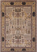 Mid-Century Modern Reddish Brown Oriental Rug, urb2691