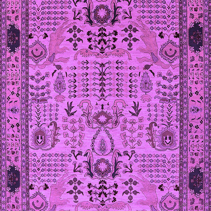 Machine Washable Oriental Purple Traditional Area Rugs, wshurb2691pur