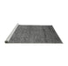 Sideview of Machine Washable Oriental Gray Industrial Rug, wshurb2692gry