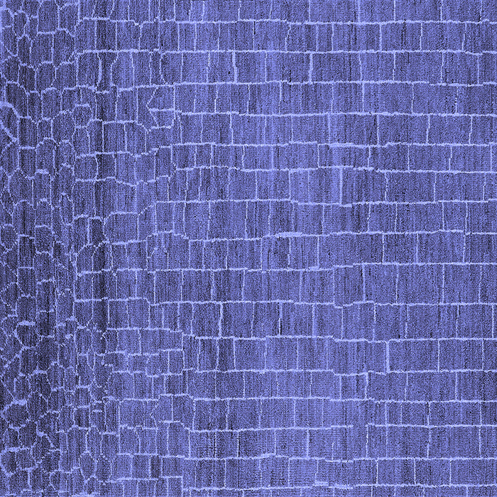 Square Oriental Blue Industrial Rug, urb2692blu