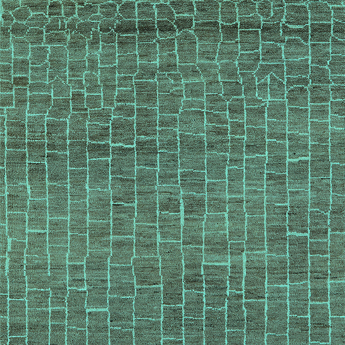 Oriental Turquoise Industrial Rug, urb2692turq