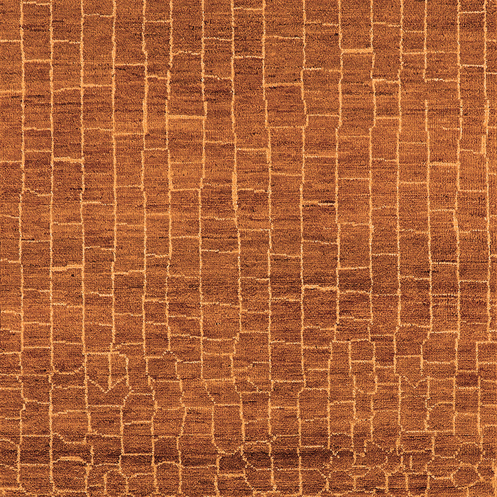 Oriental Orange Industrial Rug, urb2692org