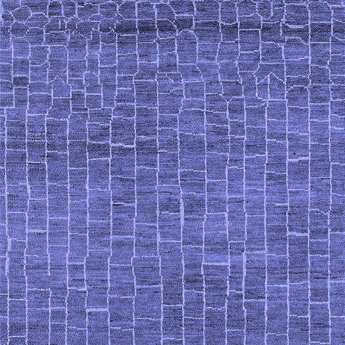 Machine Washable Oriental Blue Industrial Rug, wshurb2692blu