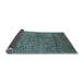 Sideview of Oriental Light Blue Industrial Rug, urb2692lblu