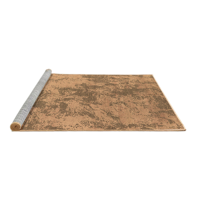 Sideview of Machine Washable Oriental Brown Industrial Rug, wshurb2693brn