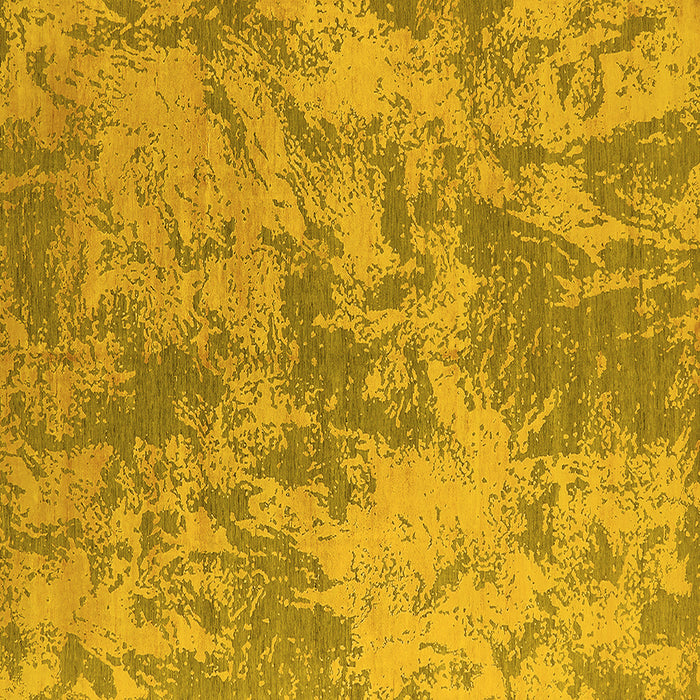 Square Oriental Yellow Industrial Rug, urb2693yw