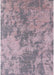 Machine Washable Industrial Modern Pastel Violet Purple Rug, wshurb2693