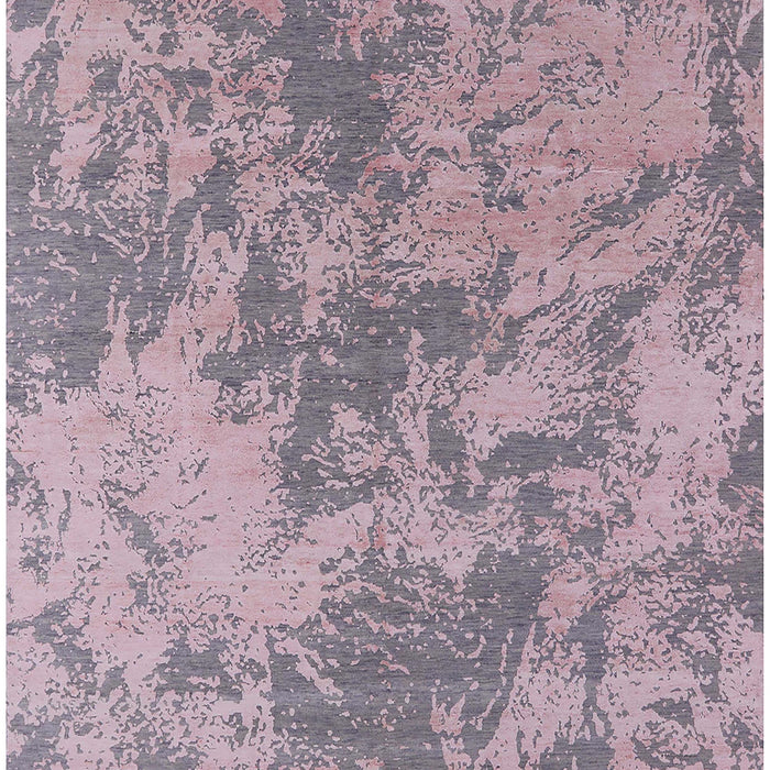 Machine Washable Industrial Modern Pastel Violet Purple Rug, wshurb2693