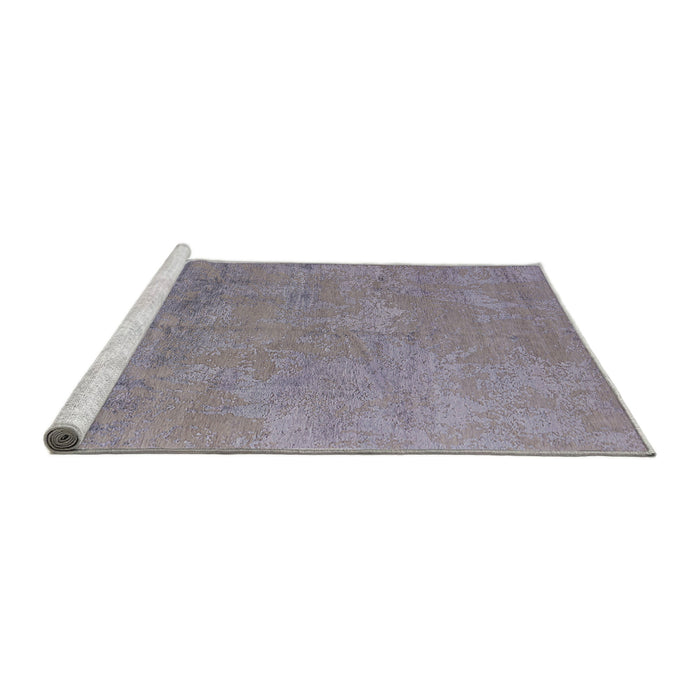 Sideview of Machine Washable Industrial Modern Dark Gray Rug, wshurb2694
