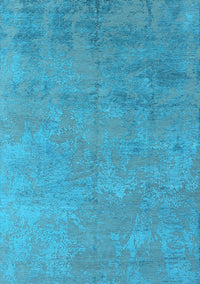 Oriental Light Blue Industrial Rug, urb2694lblu