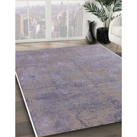 Mid-Century Modern Dark Gray Oriental Rug, urb2694