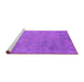 Sideview of Machine Washable Oriental Purple Industrial Area Rugs, wshurb2694pur