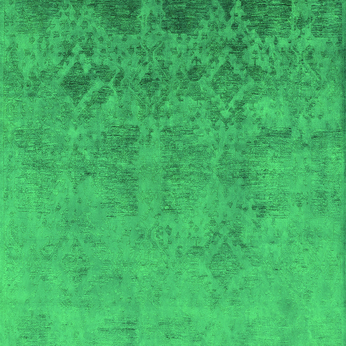 Machine Washable Persian Green Bohemian Area Rugs, wshurb2695grn