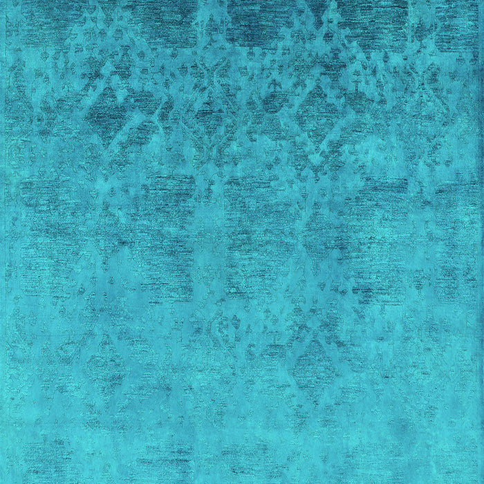 Machine Washable Persian Turquoise Bohemian Area Rugs, wshurb2695turq