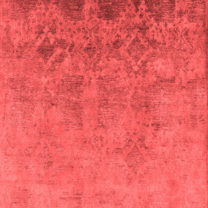 Machine Washable Persian Red Bohemian Rug, wshurb2695red