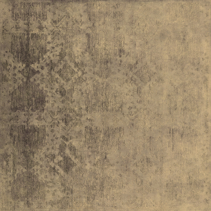 Square Persian Brown Bohemian Rug, urb2695brn