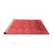 Bohemian Red Washable Rugs