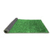 Sideview of Oriental Emerald Green Industrial Rug, urb2696emgrn